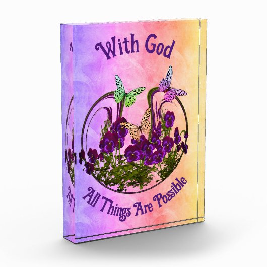 神の蝶の花の芸術と感動的 フォトブロック (左)