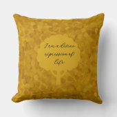 神の表現:秋のキャラメル装飾用クッション クッション (正面)