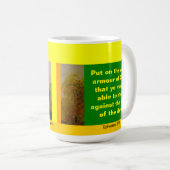 "神の装甲" コーヒーマグカップ (正面右)