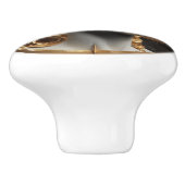 神の装飾イエスは天国を見て セラミックノブ (側面)