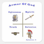 神の製品の鎧 スクエアシール (正面)