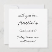 神の親になるか?ブラウン·バニー カード (裏面)