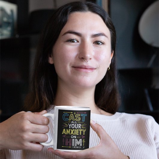 神の解放:スピリッツ癒しのTouch コーヒーマグカップ