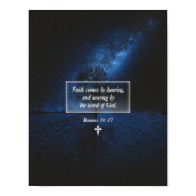 神の言葉による信仰クリスチャン信仰の夜空