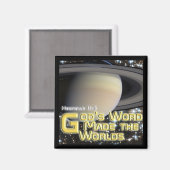 神の言葉は世界を作った – 磁石 (正面/裏面)