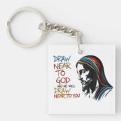 神の言葉:イエスインスパイア キーホルダー (正面)