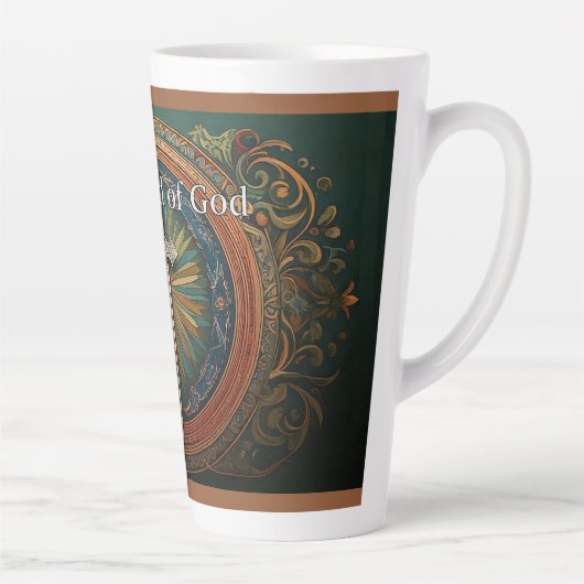 神の言葉 カフェラテマグ (右)