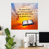 神の言葉 ポスター (ホームオフィス)