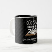 神の言葉Bible Black 2023 ANY YEAR Christian ツートーンマグカップ (正面左)