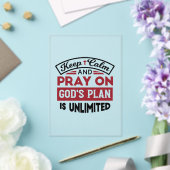 神の計保画は無引用文である アクリル招待状 (インサイチュ (ウェディング))