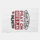 神の計保画は無引用文である キッチンタオル (横)