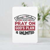 神の計保画は無引用文である サンキューカード (スタンド正面)