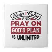 神の計保画は無引用文である タイル (正面)