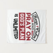 神の計保画は無引用文である タペストリー (正面(横))