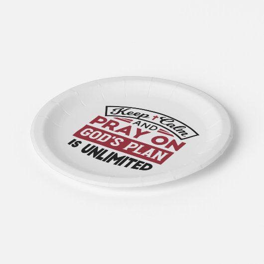 神の計保画は無引用文である ペーパープレート (アングル)