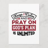 神の計保画は無引用文である ポストカード (正面)