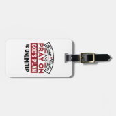 神の計保画は無引用文である ラゲッジタグ (正面横)