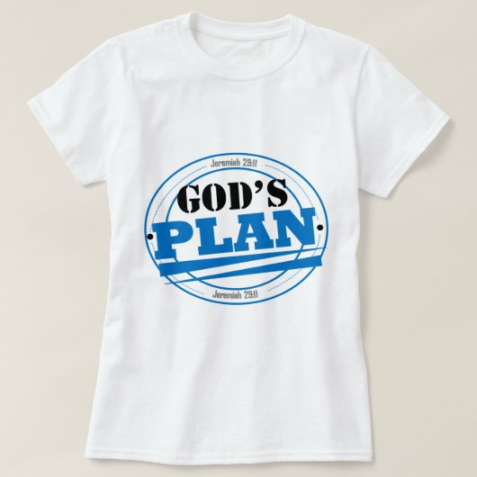 神の計画のTシャツ Tシャツ (デザイン正面)