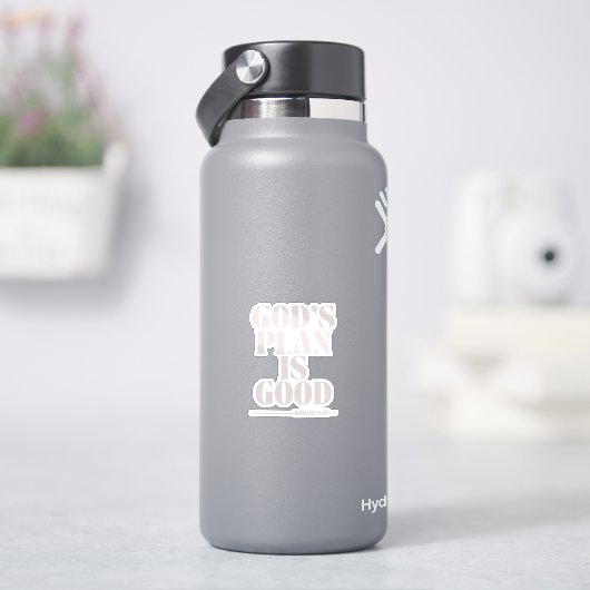 神の計画は善い – ローマ人への手紙 8:28 シール (HydroFlask)