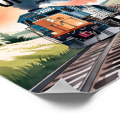 神の計画を信じてクリスチャンの芸術を旅 ポスター (角)