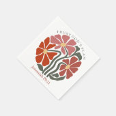 神の計画を信じる 聖書の言葉 野の花 スタンダードカクテルナプキン (角)