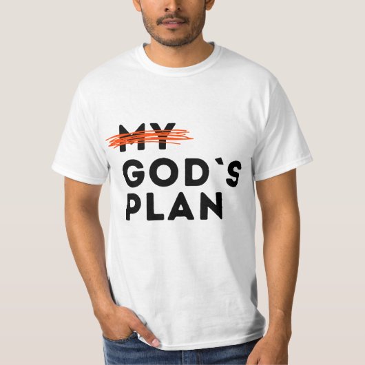 神の計画 Tシャツ (正面)