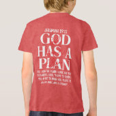 神の計画Tシャツ トライブレンドＴシャツ (裏面)