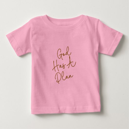 神の計画Tシャツ ベビーTシャツ (正面)