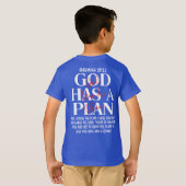 神の計画Tシャツ Tシャツ (裏面フル)