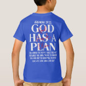 神の計画Tシャツ Tシャツ (裏面)