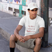 神の設計に私の希望は錨づけられている Tシャツ