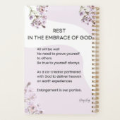 神の詩を受け入れる プランナー手帳 (裏面)