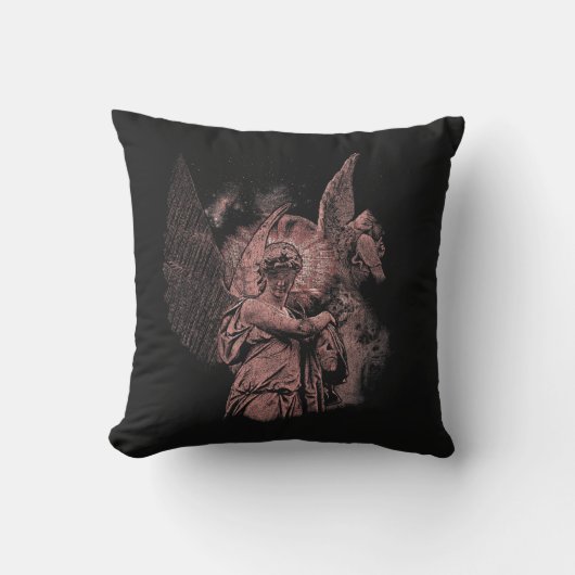 神の誤り – テクノゴシックストリートウェアデザイン クッション (正面)