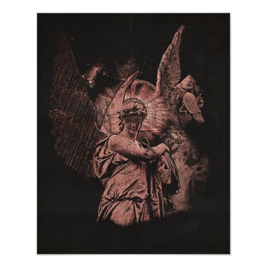 神の誤り – テクノゴシックストリートウェアデザイン フォトプリント            (正面)