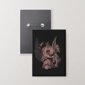 神の誤り – テクノゴシックストリートウェアデザイン 缶バッジ (正面/裏面)