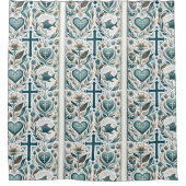 神の調和 シャワーカーテン (正面)