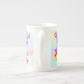 神の賛美美しい85th誕生日マグカップ ボーンチャイナマグカップ (裏面)