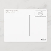 神の賛美象徴の母 ポストカード (裏面)