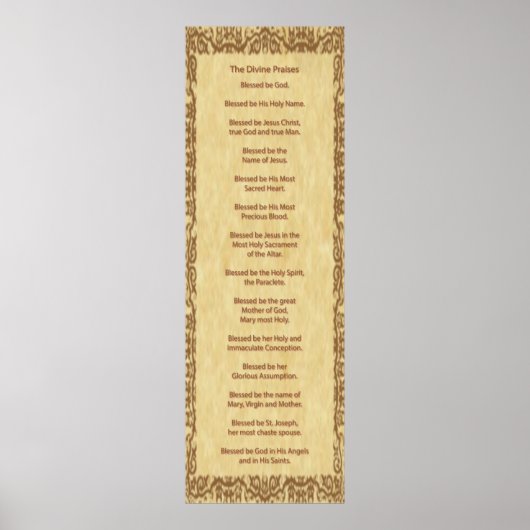 神の賛美 ポスター (正面)