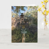 神の贈り物，素晴らしアウトドア，サインおもしろい カード (黄色い花)