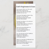 神の赦しと恵みの祈りの言葉 (正面/裏面)