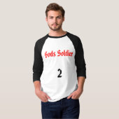 神の軍隊の兵士 Tシャツ (正面フル)