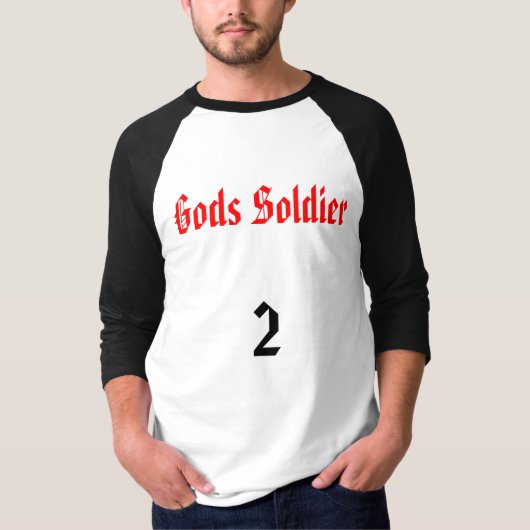 神の軍隊の兵士 Tシャツ (正面)