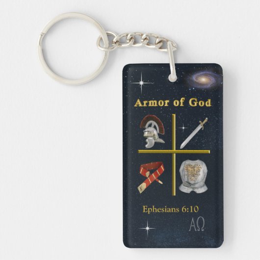神の軍 キーホルダー (正面)
