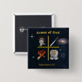 神の軍 缶バッジ (正面&裏面)