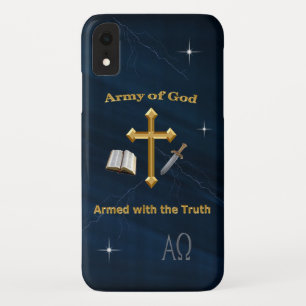神の軍 iPhone XRケース