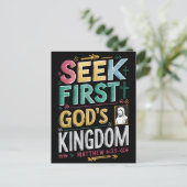 神の輝かしい追求：最初の神々の王国を求める ポストカード (スタンド正面)