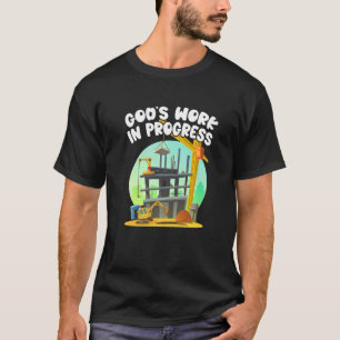 神の進行中の働き聖書のためのクリスチャン Tシャツ