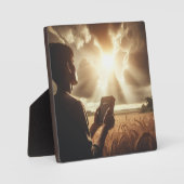 神の運命 – 新しい目的テーブルトッププラーク フォトプラーク (正面)