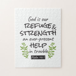 神の避難所 – Psalm 46:1のスピリチュアル心地よいa ジグソーパズル